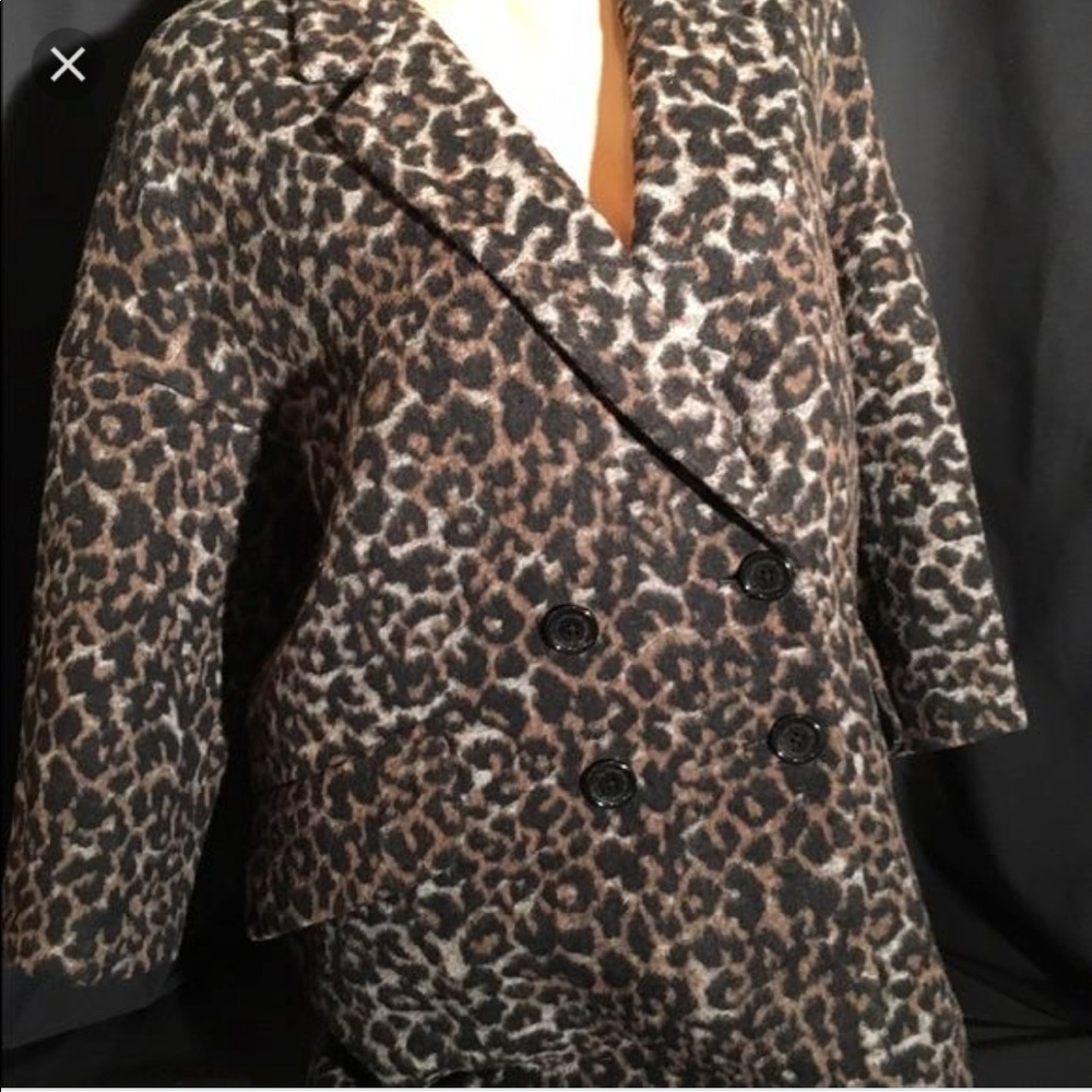 Authentic double breasted ocelot blazer/jacket